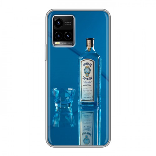 Дизайнерский силиконовый чехол для Vivo Y33s Bombay Sapphire