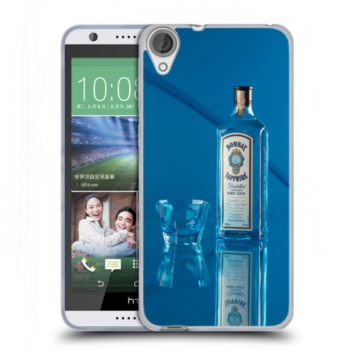 Дизайнерский силиконовый чехол для HTC Desire 820 Bombay Sapphire
