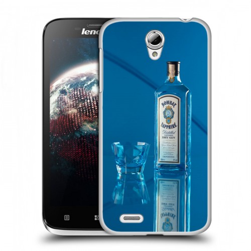 Дизайнерский пластиковый чехол для Lenovo A859 Ideaphone Bombay Sapphire