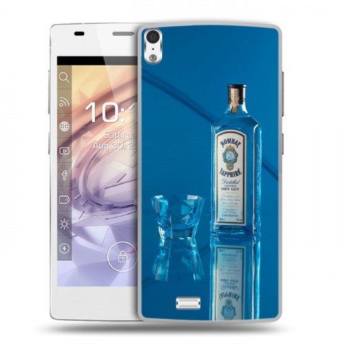 Дизайнерский пластиковый чехол для Prestigio Grace Bombay Sapphire