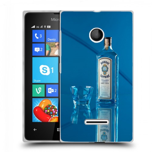 Дизайнерский пластиковый чехол для Microsoft Lumia 435 Bombay Sapphire