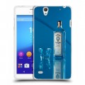 Дизайнерский пластиковый чехол для Sony Xperia C4 Bombay Sapphire