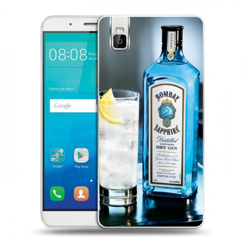 Дизайнерский пластиковый чехол для Huawei ShotX Bombay Sapphire