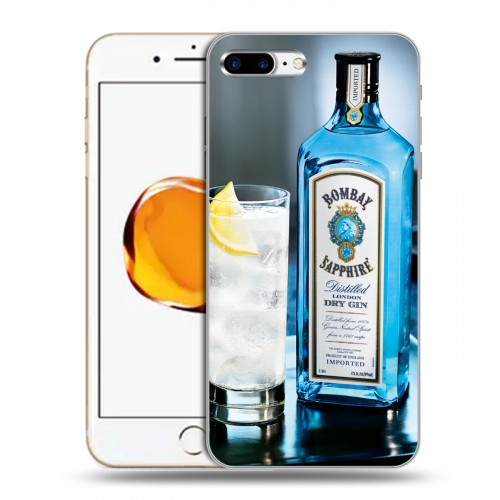 Дизайнерский пластиковый чехол для Iphone 7 Plus / 8 Plus Bombay Sapphire