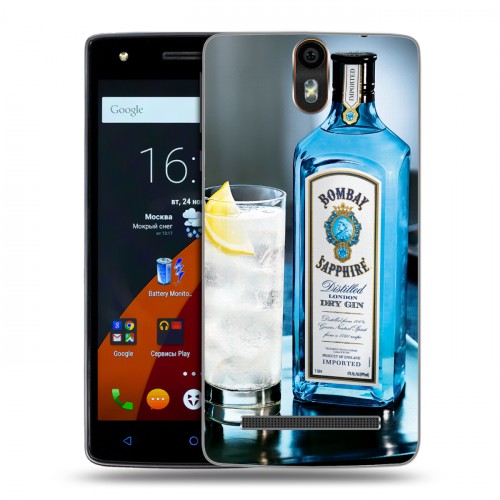 Дизайнерский силиконовый чехол для Wileyfox Storm Bombay Sapphire