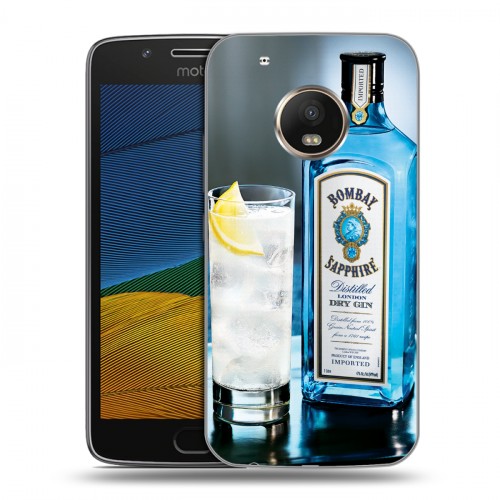 Дизайнерский силиконовый чехол для Lenovo Moto G5 Bombay Sapphire