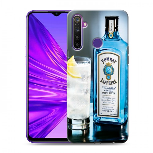 Дизайнерский силиконовый чехол для Realme 5 Bombay Sapphire