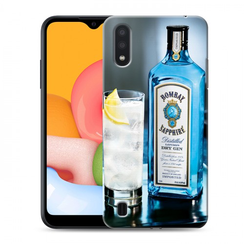 Дизайнерский силиконовый чехол для Samsung Galaxy M01 Bombay Sapphire