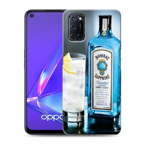 Дизайнерский пластиковый чехол для OPPO A52 Bombay Sapphire