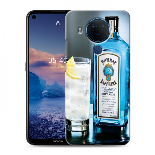 Дизайнерский силиконовый чехол для Nokia 5.4 Bombay Sapphire