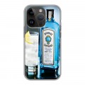 Дизайнерский силиконовый чехол для Iphone 14 Pro Bombay Sapphire