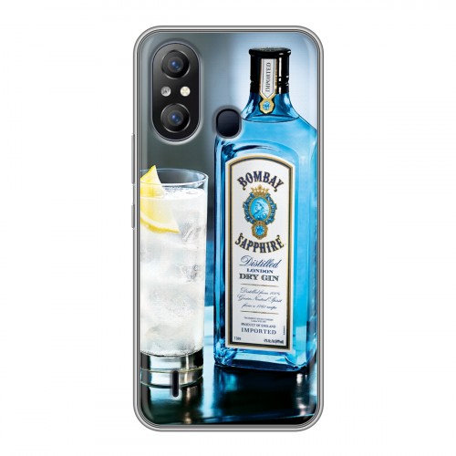 Дизайнерский силиконовый чехол для Itel A49 Bombay Sapphire