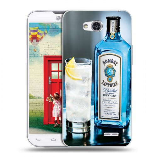 Дизайнерский пластиковый чехол для LG L80 Bombay Sapphire