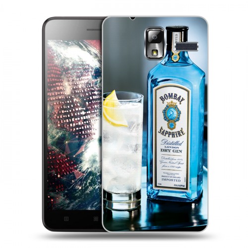 Дизайнерский силиконовый чехол для Lenovo S580 Ideaphone Bombay Sapphire