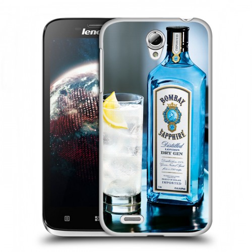 Дизайнерский пластиковый чехол для Lenovo A859 Ideaphone Bombay Sapphire