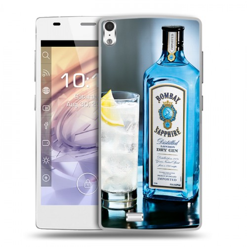 Дизайнерский пластиковый чехол для Prestigio Grace Bombay Sapphire