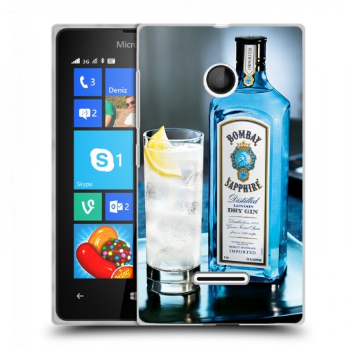 Дизайнерский пластиковый чехол для Microsoft Lumia 435 Bombay Sapphire