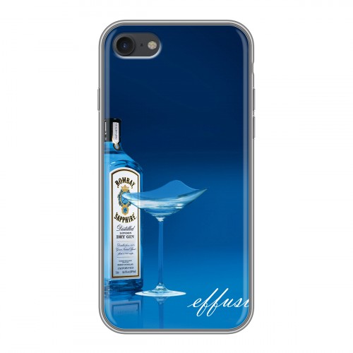 Дизайнерский силиконовый чехол для Iphone 7 Bombay Sapphire
