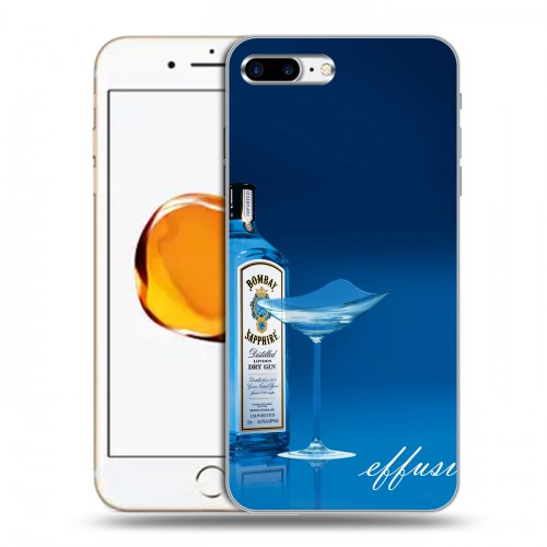 Дизайнерский пластиковый чехол для Iphone 7 Plus / 8 Plus Bombay Sapphire