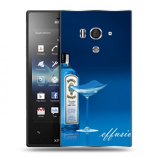 Дизайнерский пластиковый чехол для Sony Xperia acro S Bombay Sapphire