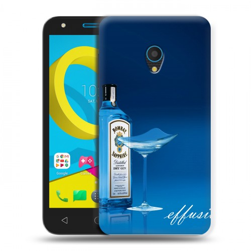 Дизайнерский пластиковый чехол для Alcatel U5 Bombay Sapphire