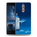 Дизайнерский пластиковый чехол для Nokia 8 Bombay Sapphire