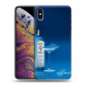 Дизайнерский силиконовый чехол для Iphone Xs Max Bombay Sapphire