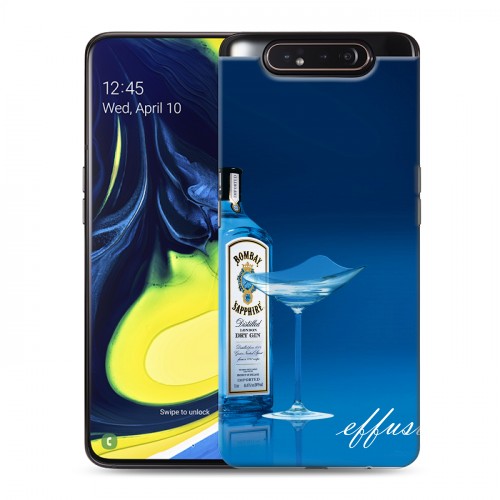 Дизайнерский пластиковый чехол для Samsung Galaxy A80 Bombay Sapphire