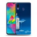 Дизайнерский пластиковый чехол для Samsung Galaxy M20 Bombay Sapphire