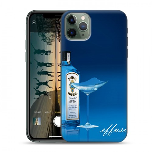 Дизайнерский пластиковый чехол для Iphone 11 Pro Bombay Sapphire