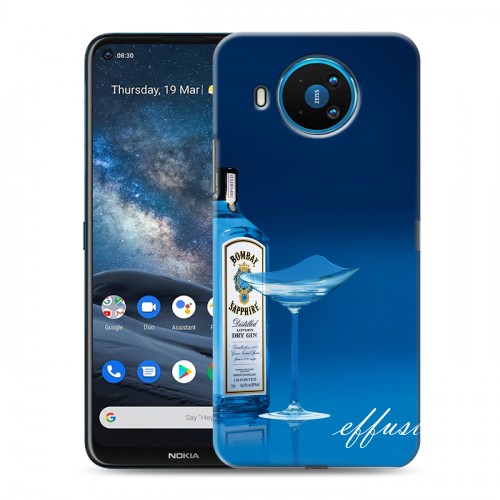 Дизайнерский силиконовый чехол для Nokia 8.3 Bombay Sapphire