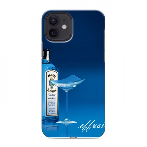 Дизайнерский силиконовый чехол для Iphone 12 Bombay Sapphire