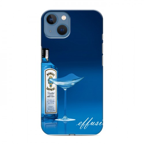 Дизайнерский силиконовый чехол для Iphone 13 Bombay Sapphire