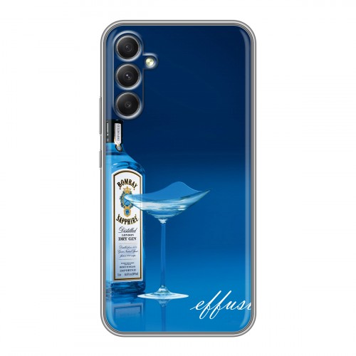 Дизайнерский силиконовый с усиленными углами чехол для Samsung Galaxy A34 5G Bombay Sapphire