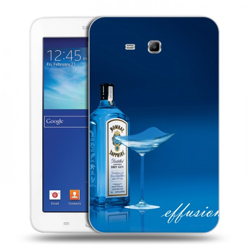 Дизайнерский силиконовый чехол для Samsung Galaxy Tab 3 Lite Bombay Sapphire