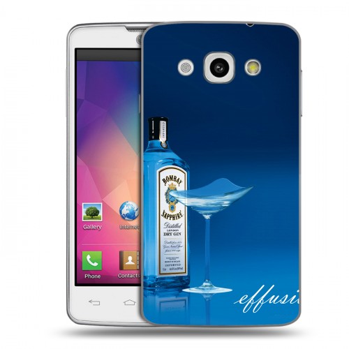 Дизайнерский пластиковый чехол для LG L60 Bombay Sapphire