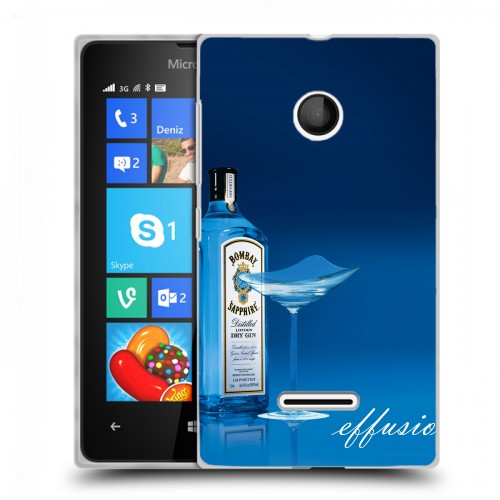 Дизайнерский пластиковый чехол для Microsoft Lumia 435 Bombay Sapphire