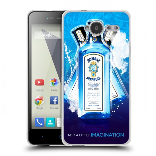 Дизайнерский пластиковый чехол для ZTE Blade L3 Bombay Sapphire