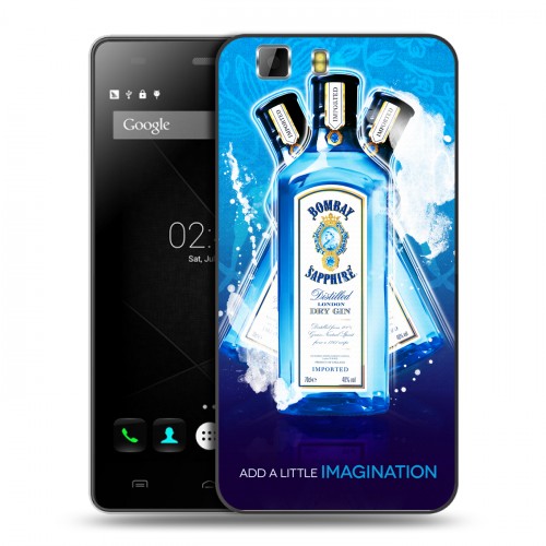 Дизайнерский силиконовый чехол для Doogee X5 Bombay Sapphire