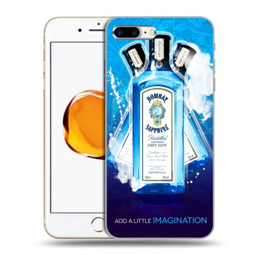 Дизайнерский пластиковый чехол для Iphone 7 Plus / 8 Plus Bombay Sapphire