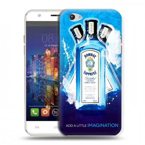 Дизайнерский силиконовый чехол для BQ Amsterdam Bombay Sapphire