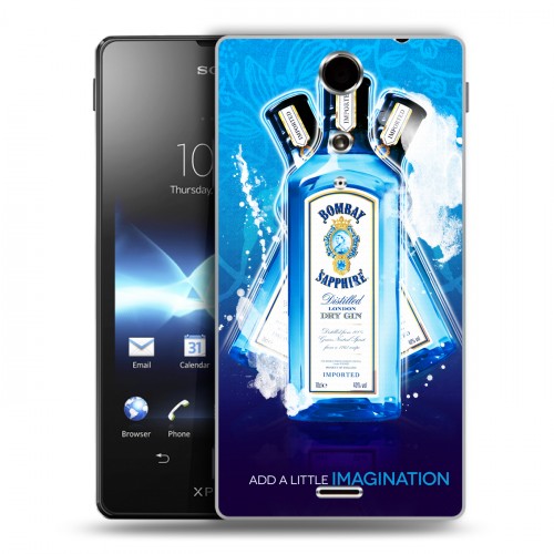 Дизайнерский пластиковый чехол для Sony Xperia TX Bombay Sapphire