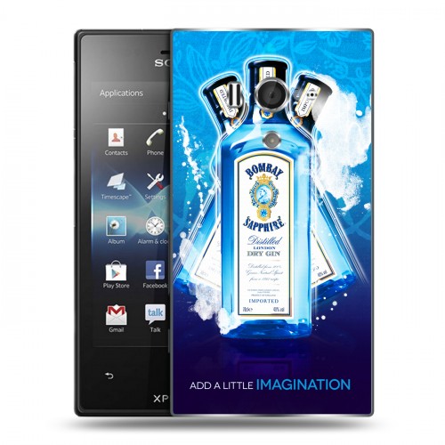 Дизайнерский пластиковый чехол для Sony Xperia acro S Bombay Sapphire