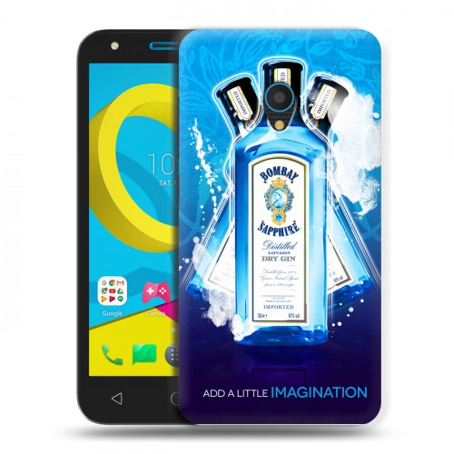 Дизайнерский пластиковый чехол для Alcatel U5 Bombay Sapphire