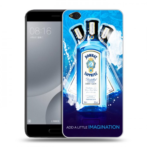 Дизайнерский пластиковый чехол для Xiaomi Mi5C Bombay Sapphire