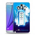 Дизайнерский пластиковый чехол для Samsung Galaxy Note 2 Bombay Sapphire