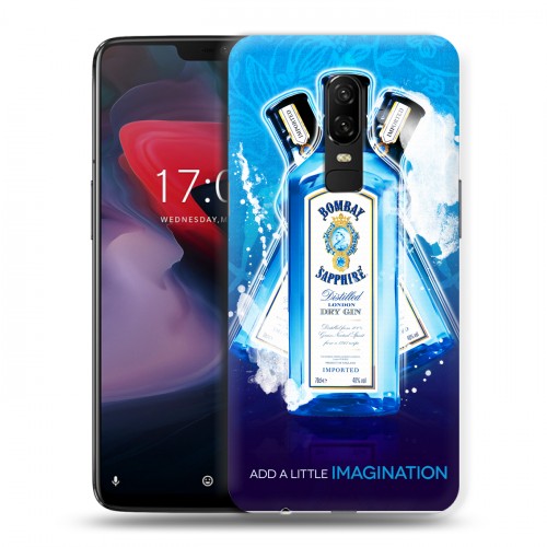 Дизайнерский пластиковый чехол для OnePlus 6 Bombay Sapphire