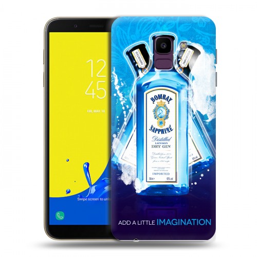 Дизайнерский пластиковый чехол для Samsung Galaxy J6 Bombay Sapphire