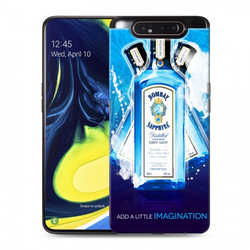 Дизайнерский пластиковый чехол для Samsung Galaxy A80 Bombay Sapphire