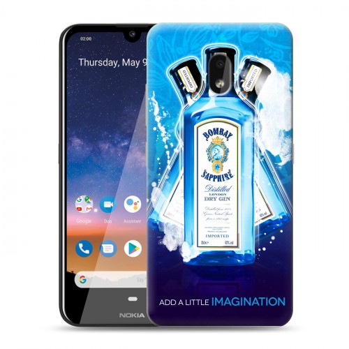 Дизайнерский силиконовый чехол для Nokia 2.2 Bombay Sapphire